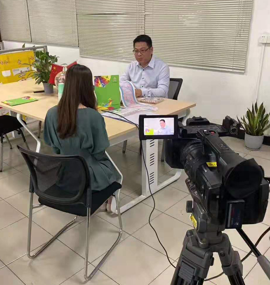 惠州中之星林總接受惠州電視臺專訪